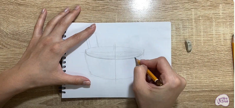 Рисуем Таз для бани