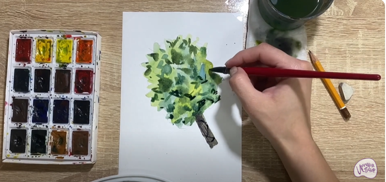 Рисуем Веник банный