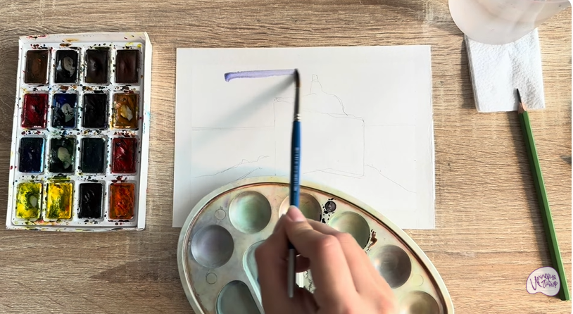 Рисуем Чобан-Кале