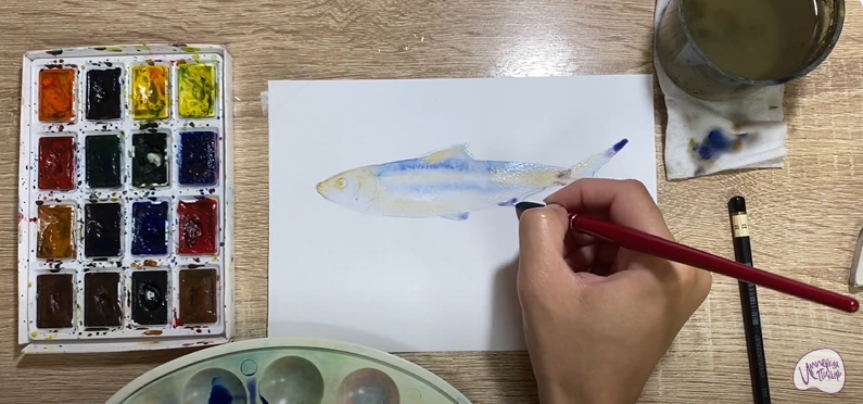 Рисуем Салака