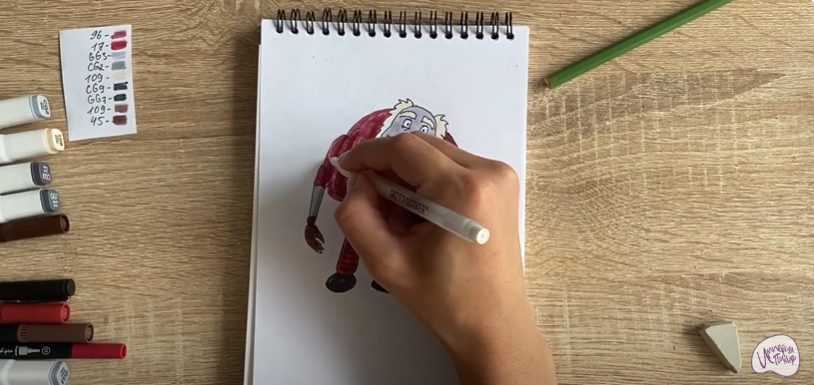 Рисуем Шнюк из "Лунтика"