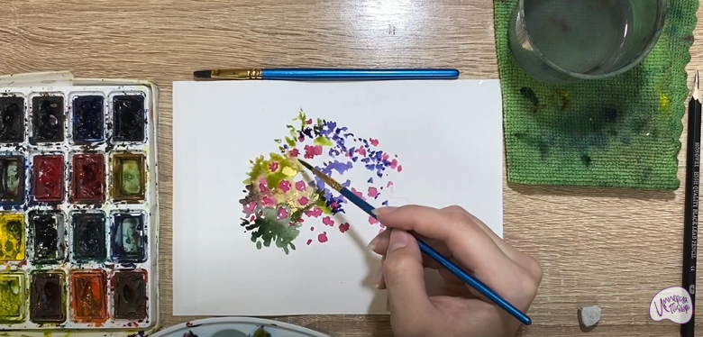 Рисуем Цветник