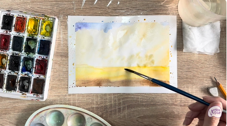 Рисуем Песчаная буря