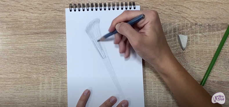 Рисуем Кисть для румян