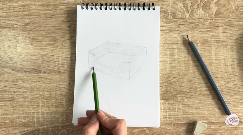 Рисуем Лежанка для кошки
