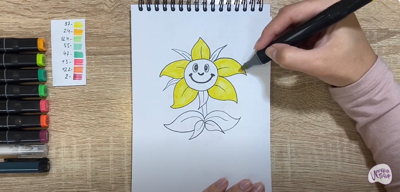 Рисуем Сказочный цветок