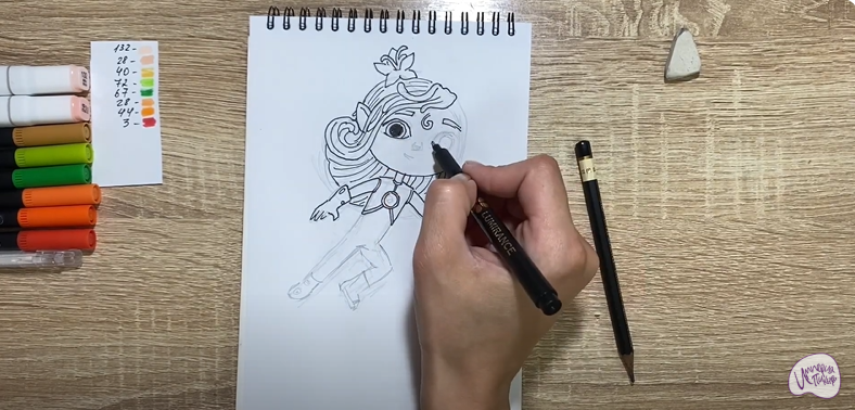 Рисуем Лия из "Команда Флоры"