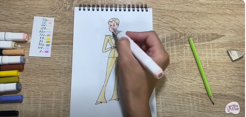 Рисуем Эрика Ван Хельсинг из "Монстры на каникулах"