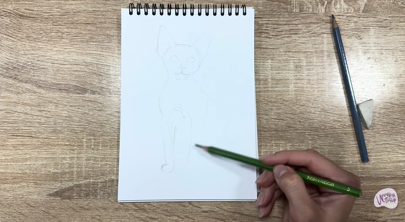 Рисуем Девон Рекс