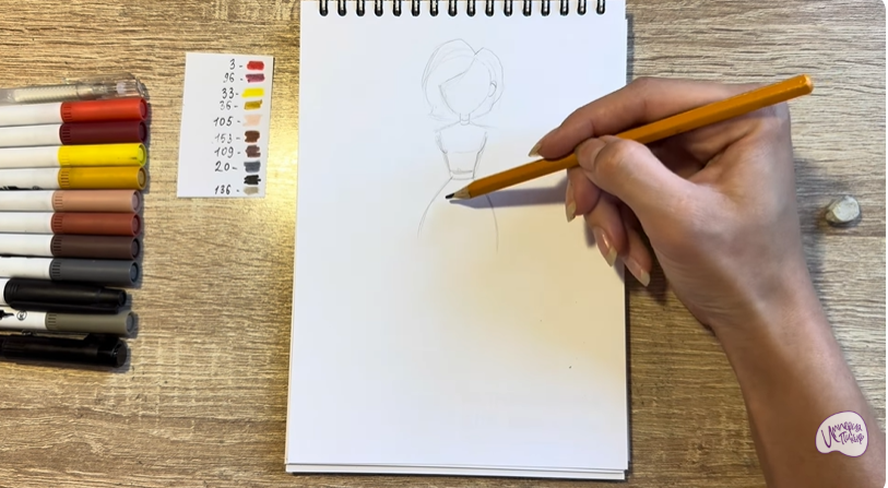 Рисуем Эластика из "Суперсемейка"