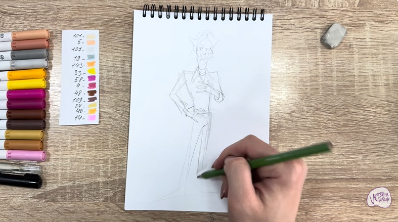 Рисуем Супербро из «Доктор Динозавров»