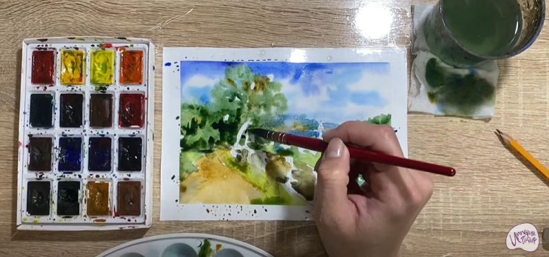 Рисуем Плёс