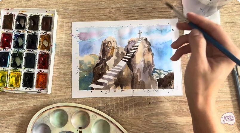 Рисуем Гора Ай-Петри