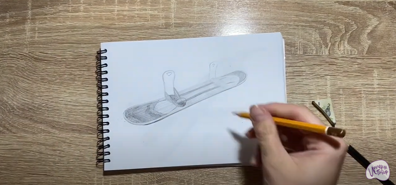 Рисуем Сноуборд