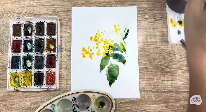 Рисуем Магония