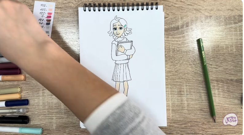 Рисуем Рина Винилион из" Доктор Динозавров"