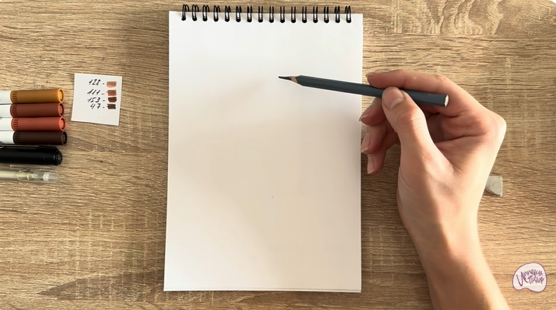 Рисуем Шоколадный Дед Мороз