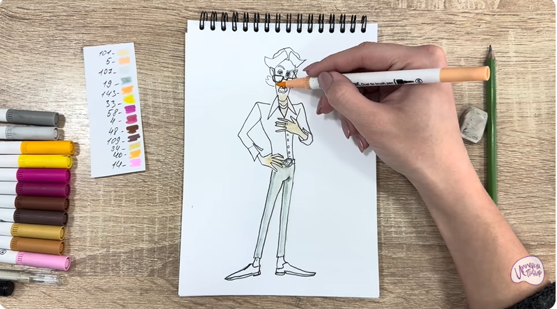 Рисуем Супербро из «Доктор Динозавров»