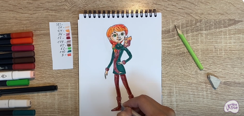Рисуем Марфуша из "Царевны"