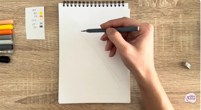 Рисуем Бенгальский огонь