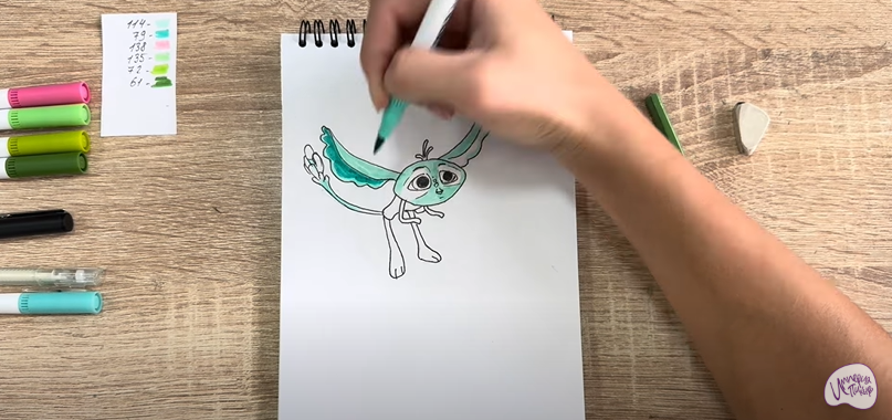 Рисуем Печалька из "Сказочный Патруль"