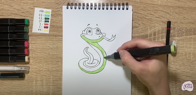Рисуем Змейка