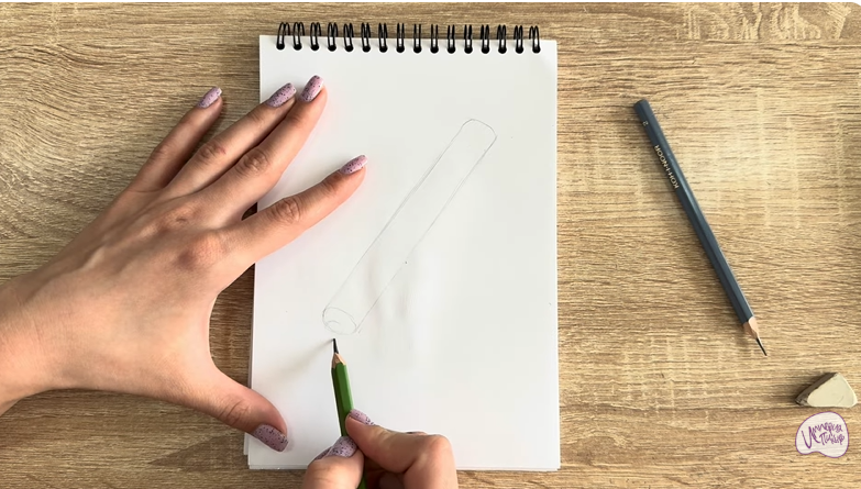 Рисуем Коклюшки для завивки