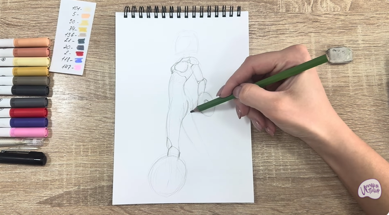 Рисуем ГоГо Томаго из "Город героев"