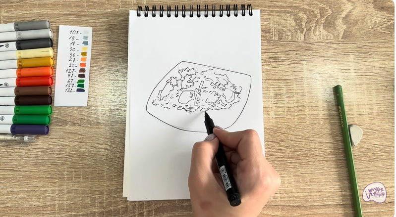 Рисуем Плов