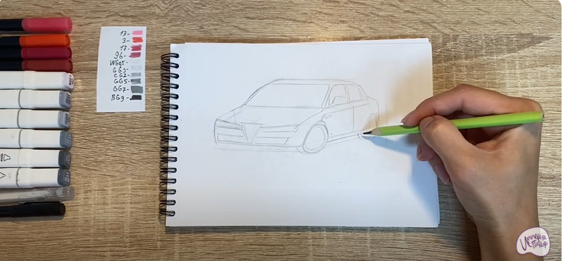 Рисуем Alfa Romeo