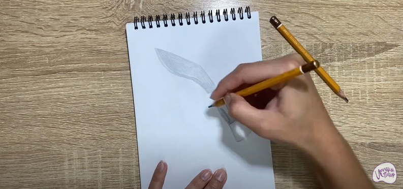 Рисуем Нож "Кукри"