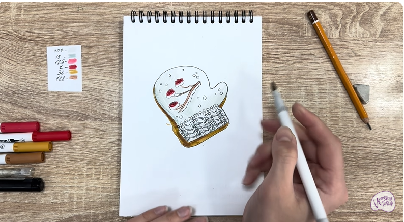 Рисуем Имбирный пряник