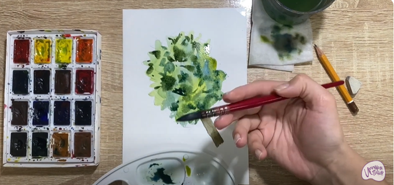 Рисуем Веник банный