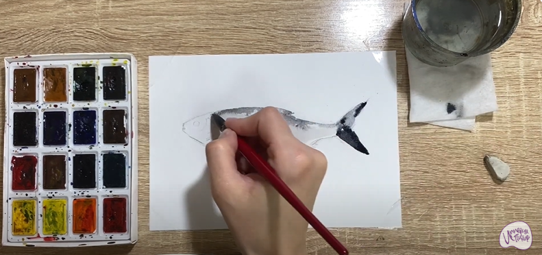 Рисуем Вобла