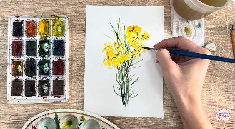 Рисуем Бессмертник