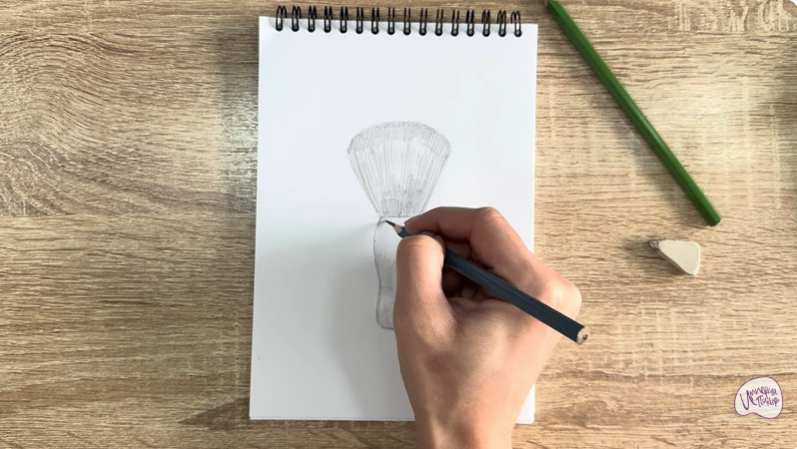 Рисуем Кисть-смётка