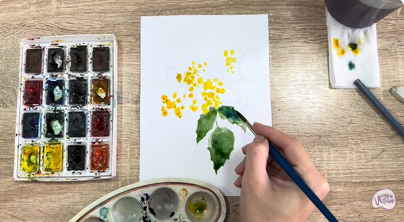 Рисуем Магония