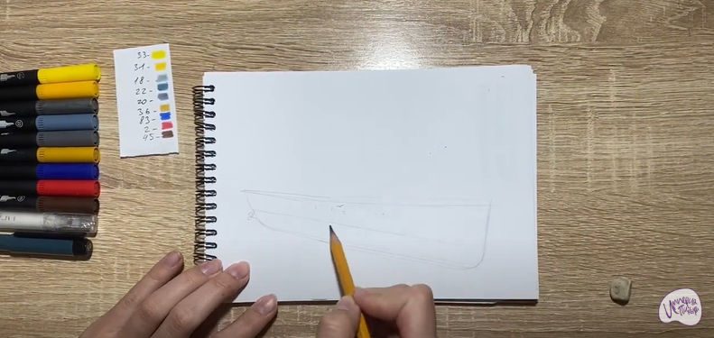 Рисуем Титаник