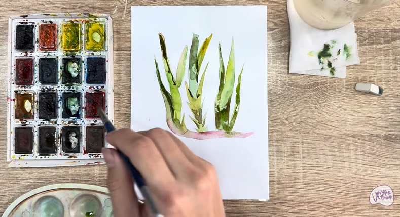 Рисуем Аир болотный