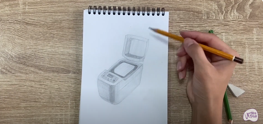 Рисуем Хлебопечка