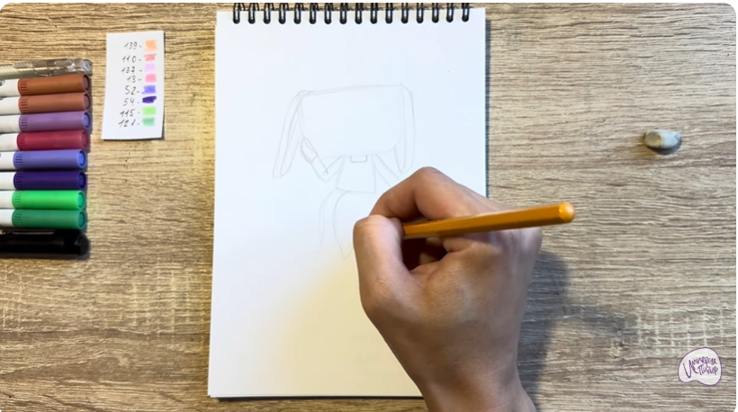 Рисуем Басси из "Мир Денди"
