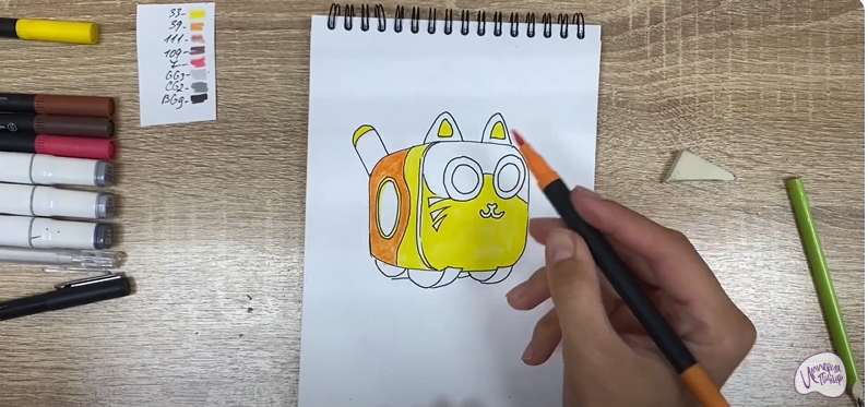 Рисуем Точилка из "Геройчики"