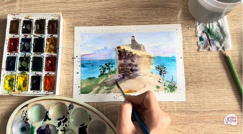 Рисуем Чобан-Кале