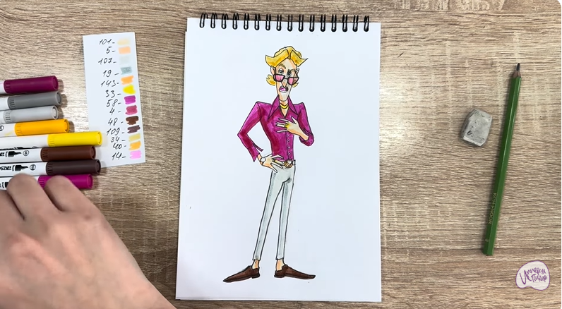 Рисуем Супербро из «Доктор Динозавров»