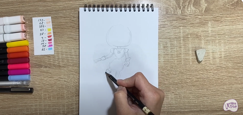 Рисуем Глория из "Геройчики"
