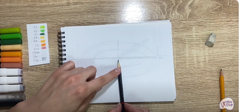 Рисуем Картофельные зразы