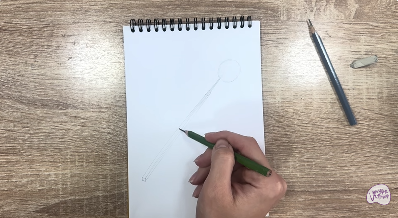 Рисуем Стоматологическое зеркало