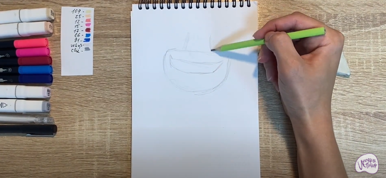 Рисуем Ози из "Финник"
