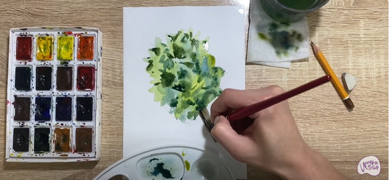 Рисуем Веник банный