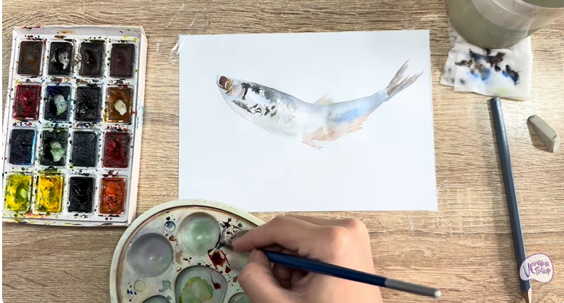 Рисуем Селёдка